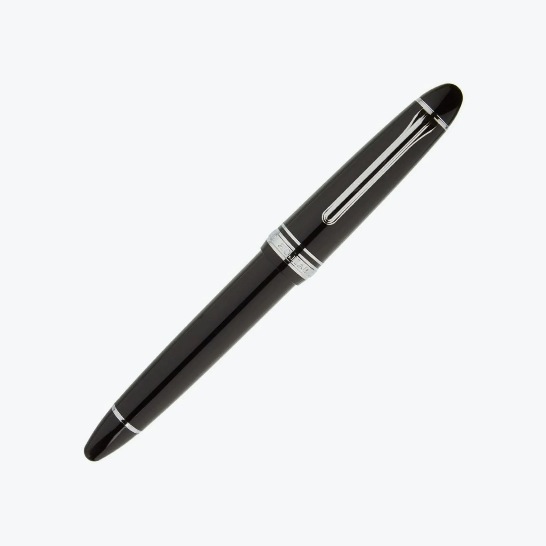 Sailor - Fountain Pen - 1911 Large - Black (Rhodium)
