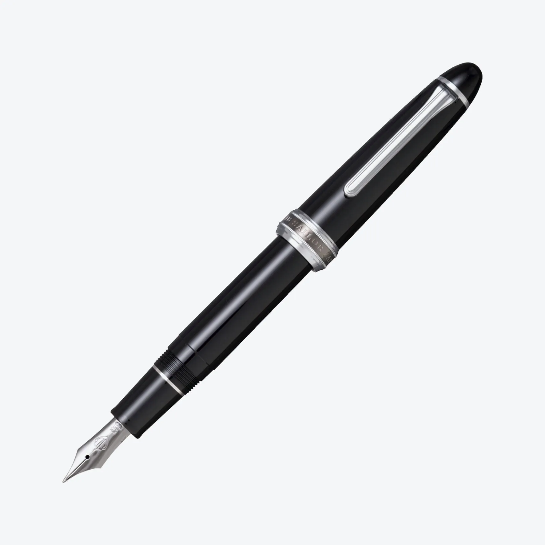 Sailor - Fountain Pen - 1911 Large - Special Nib - Naginata Togi - Black (Rhodium) (New Design)