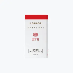 Sailor - Fountain Pen Ink - Shikiori Cartridges - Irori