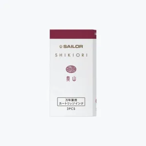Sailor - Fountain Pen Ink - Shikiori Cartridges - Oku Yama