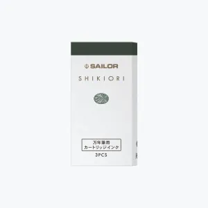 Sailor - Fountain Pen Ink - Shikiori Cartridges - Sube-rakashi