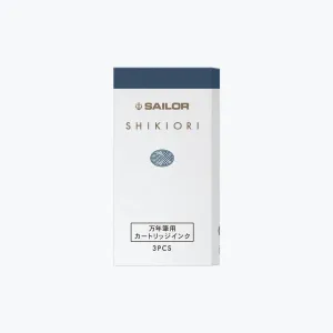 Sailor - Fountain Pen Ink - Shikiori Cartridges - Tama-tebako