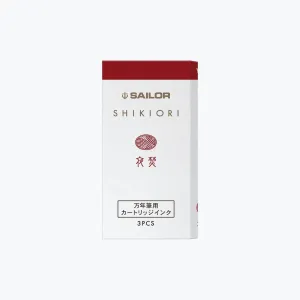 Sailor - Fountain Pen Ink - Shikiori Cartridges - Yodaki