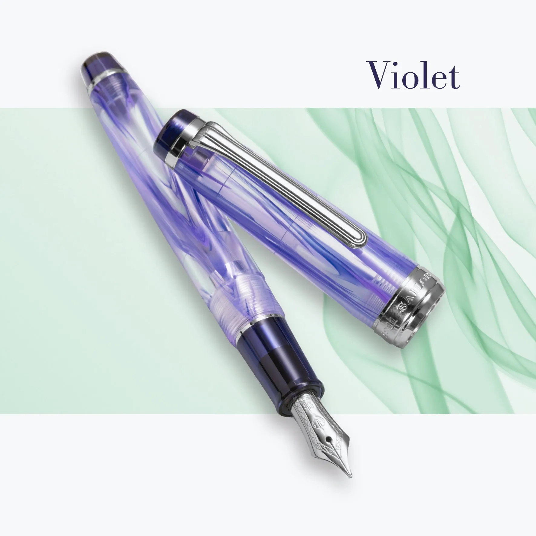 Sailor - Fountain Pen - ProGear - Veilio #2 - Blue Violet