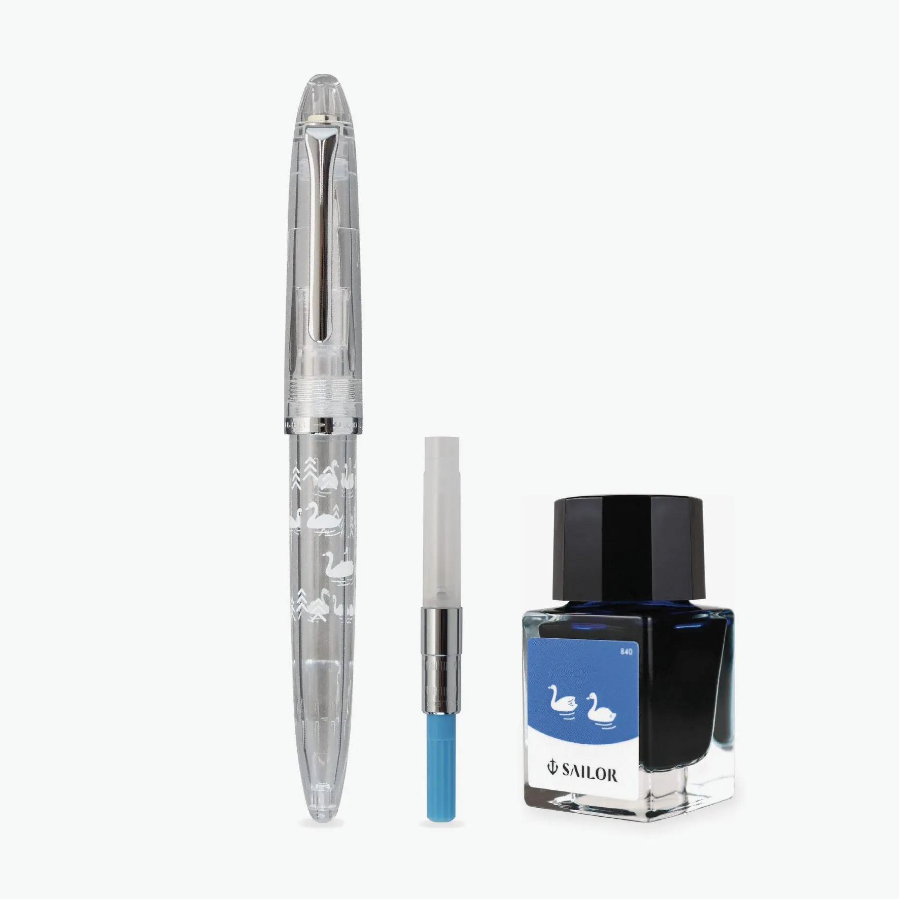 Sailor - Fountain Pen Set - Profit Junior - Minamo  10 - Swan