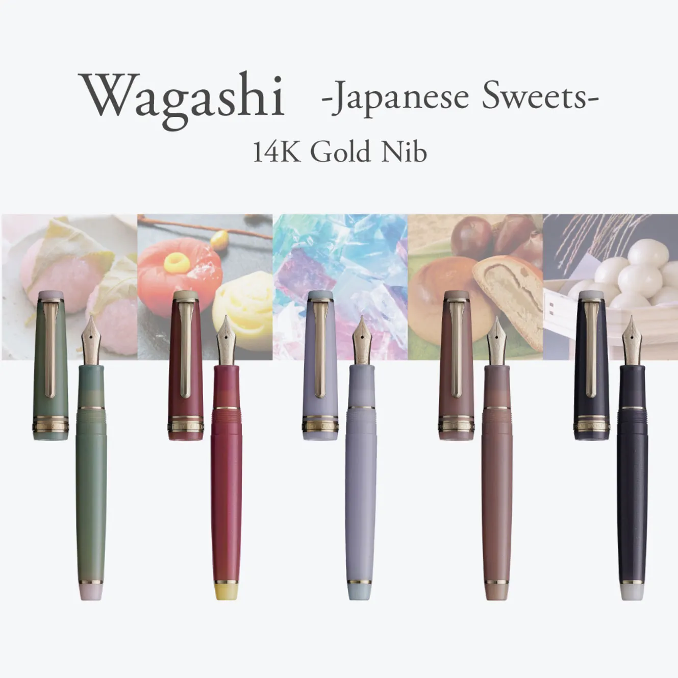Sailor - Fountain Pen Set - ProGear Slim - Japanese Sweets - Tsukimi Dango