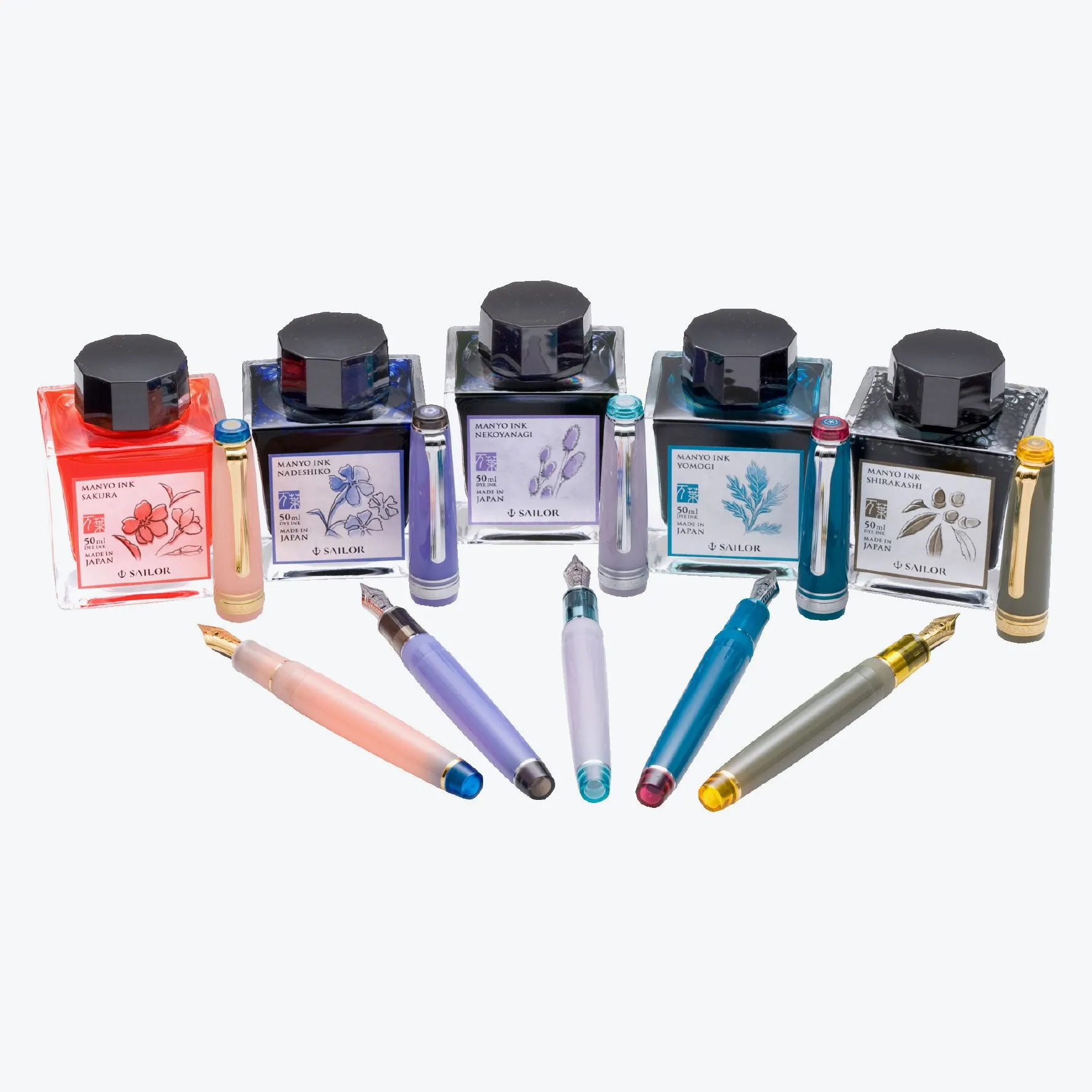 Sailor - Fountain Pen Set - ProGear Slim - Manyo - Nuts