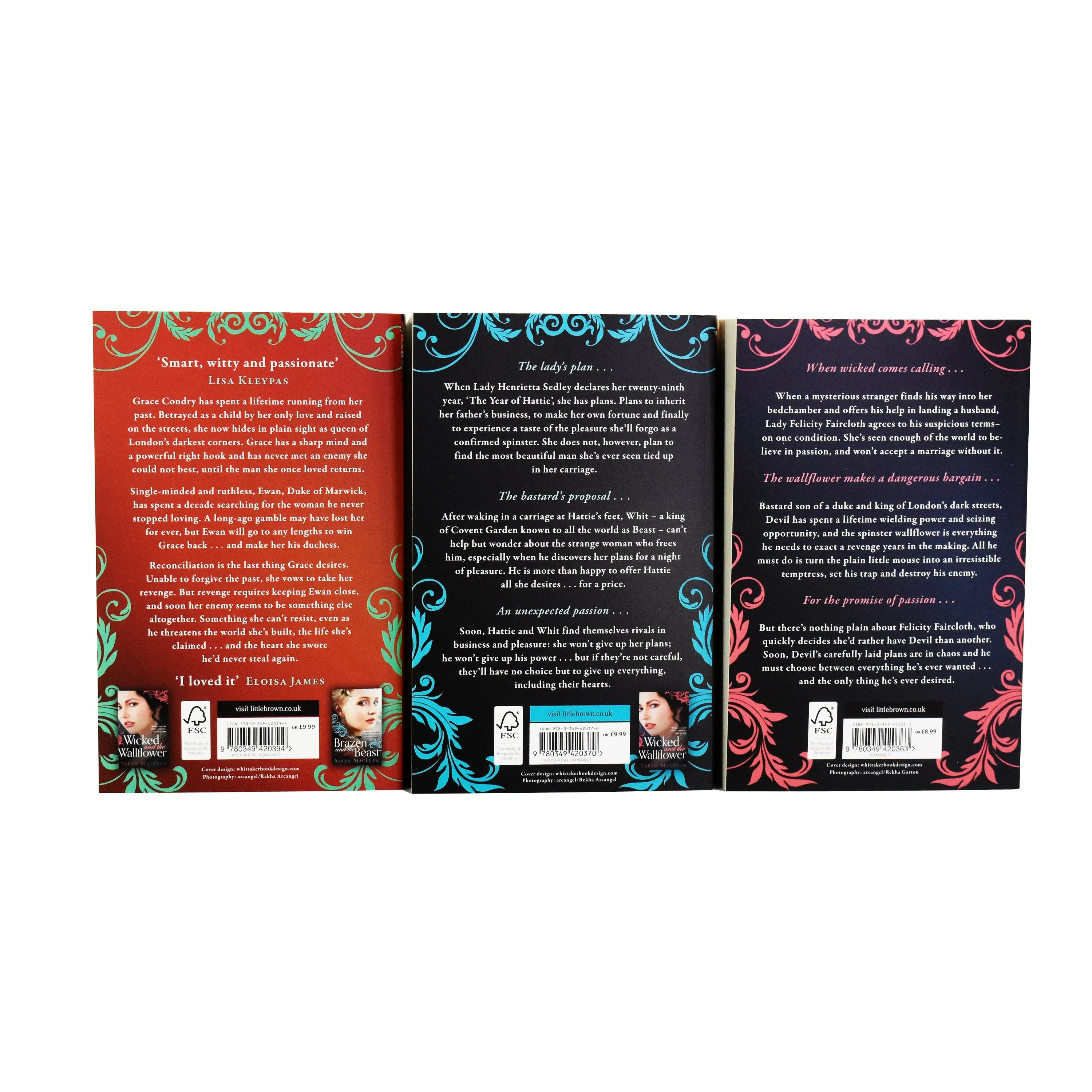Sarah MacLean The Bareknuckle Bastards 3 Books Collection - Adult - Paperback