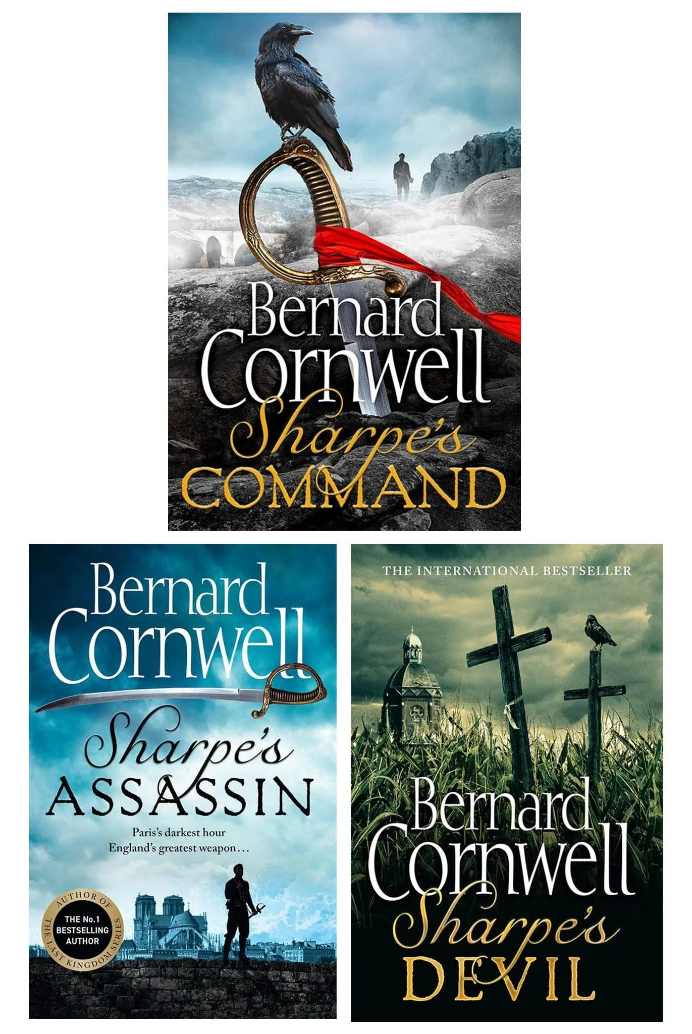 Sharpe by Bernard Cornwell 3 Books Collection Set (Books 14, 23, 24) - Fiction - Paperback/Hardback