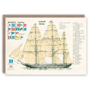 Ship’s Sails Card