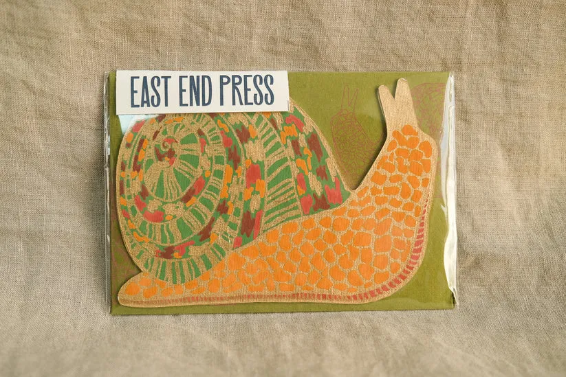 Snail Greeting Card