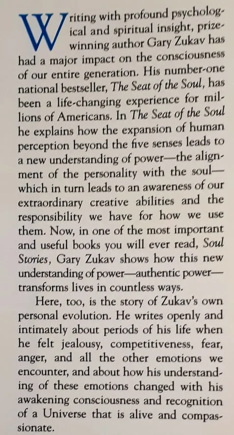 SOUL STORIES - Gary Zukav
