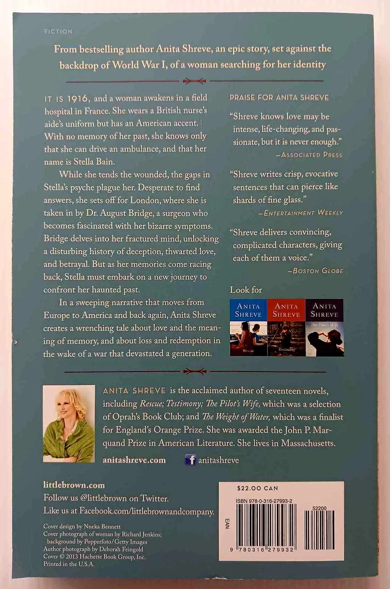 STELLA BAIN - Anita Shreve