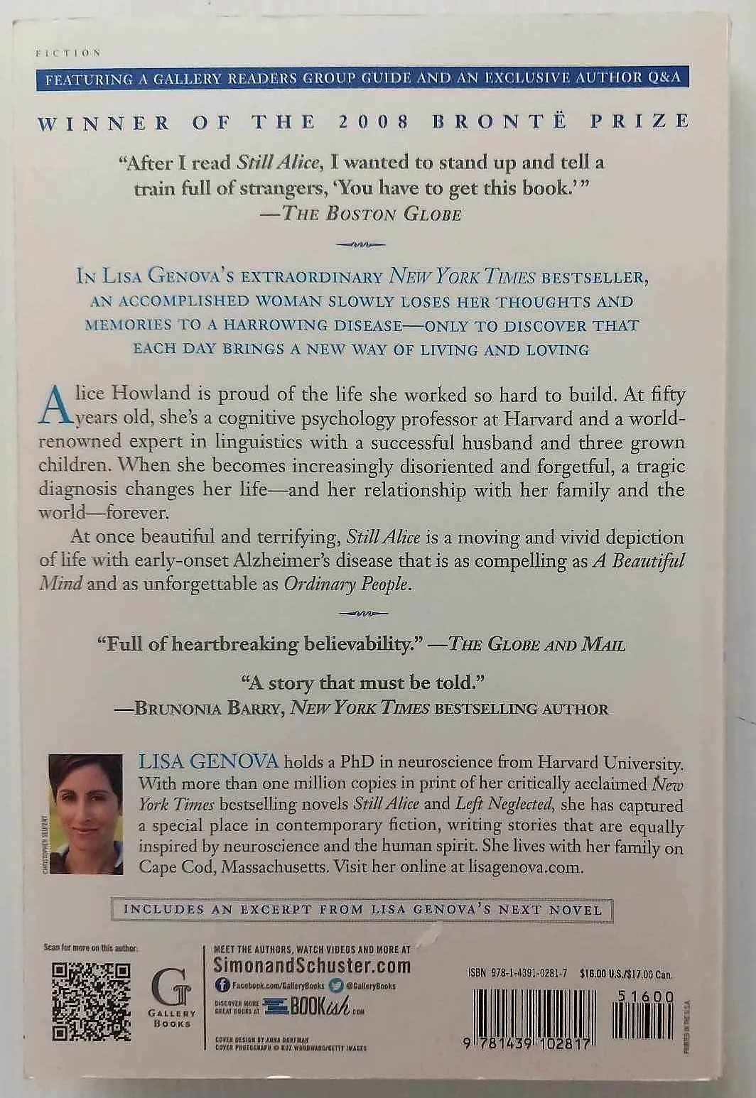 STILL ALICE - Lisa Genova