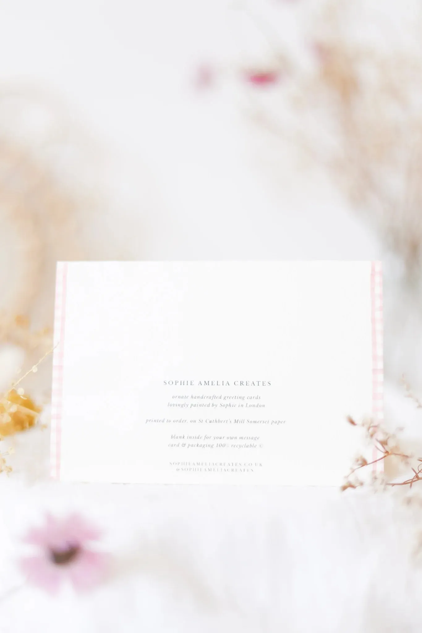 Sweet Baby Collar Card