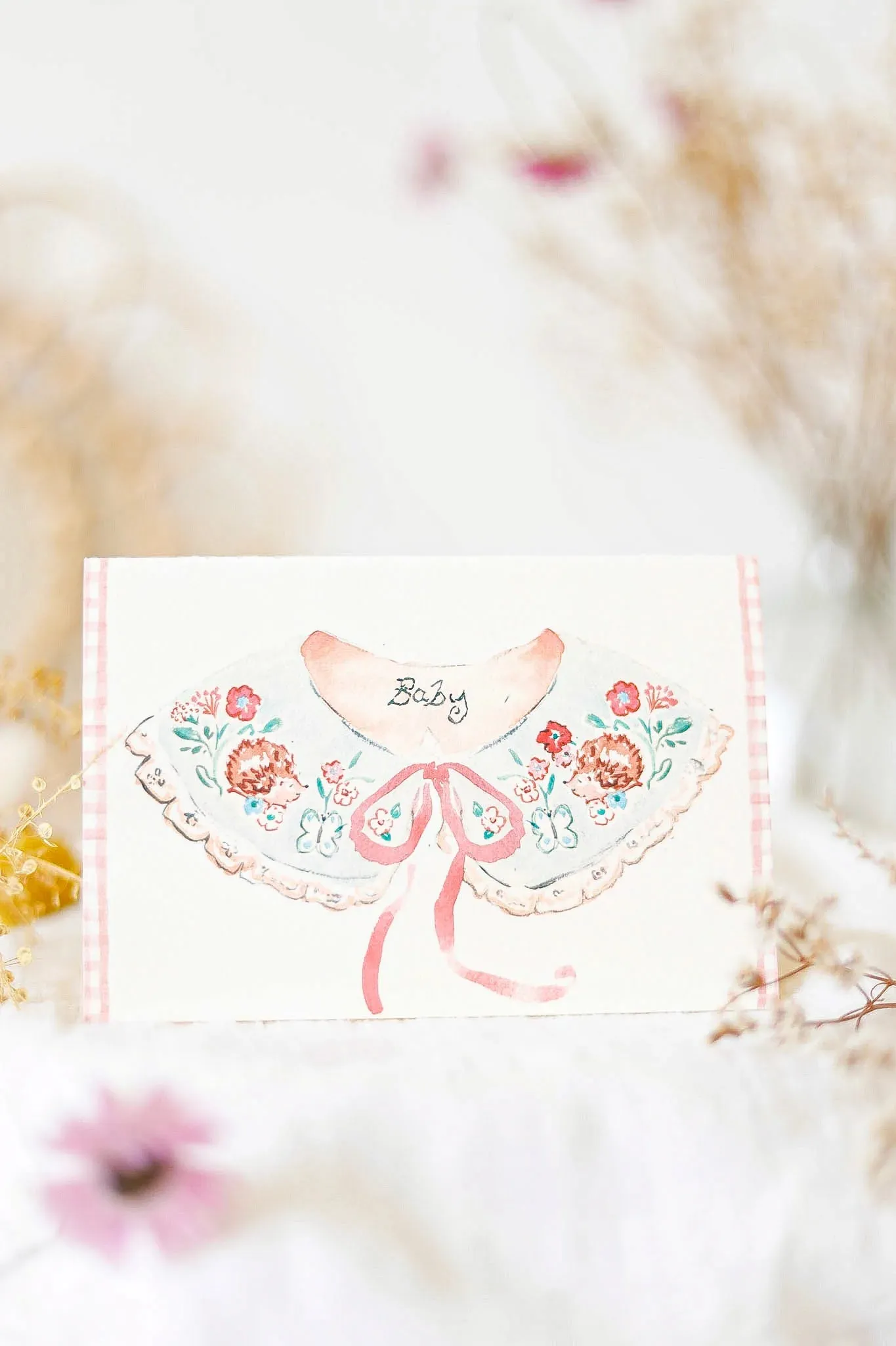 Sweet Baby Collar Card