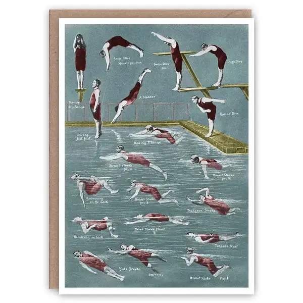 Swimming Card
