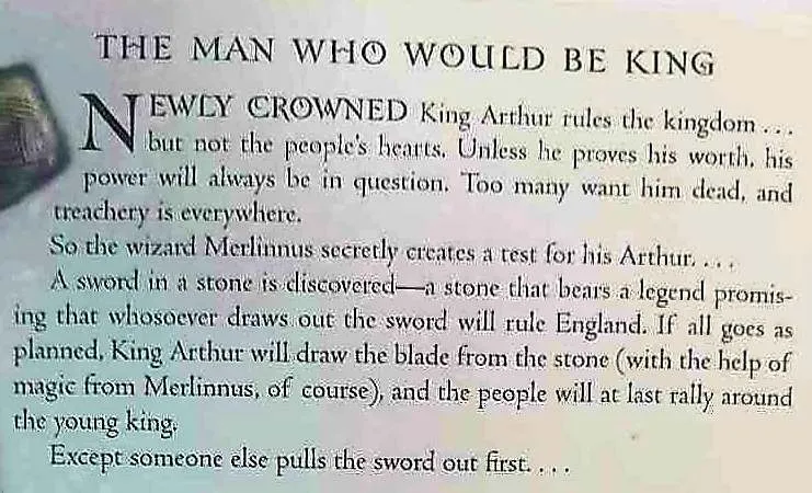 SWORD OF THE RIGHTFUL KING - Jane Yolen