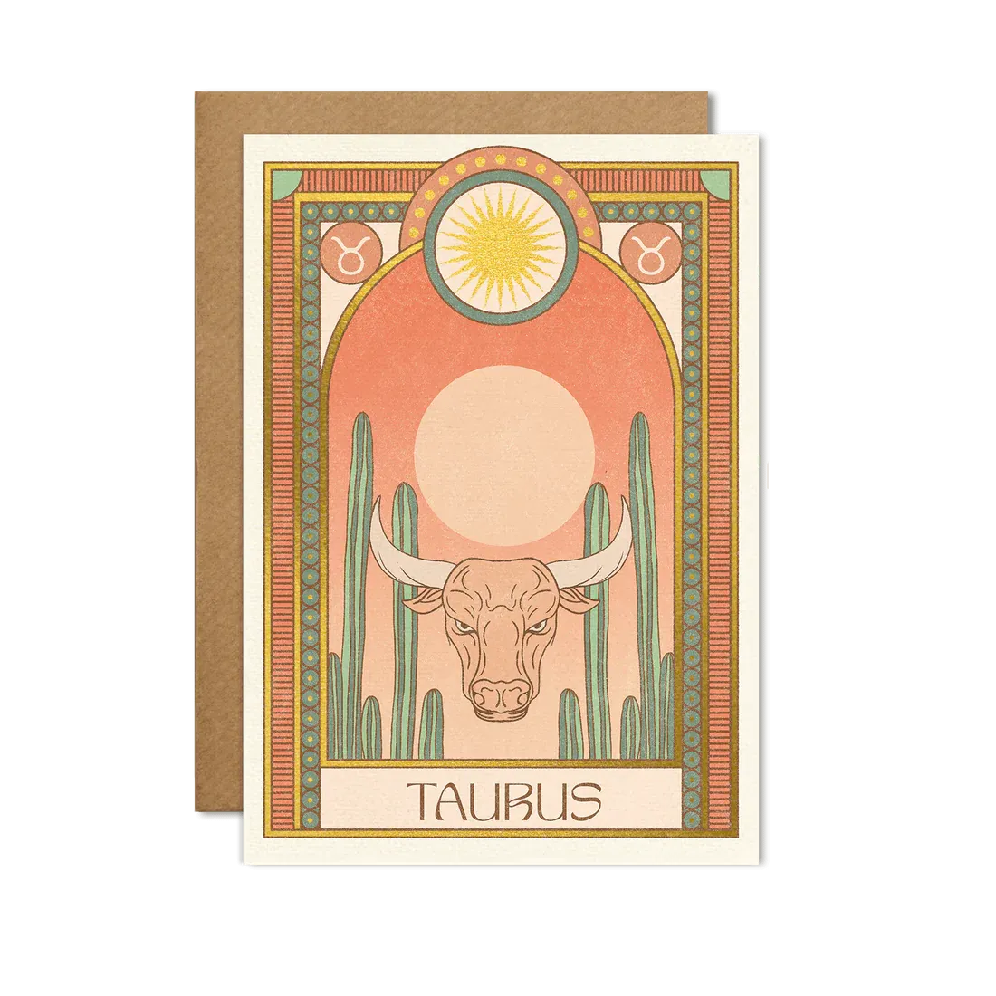 Taurus Zodiac Card