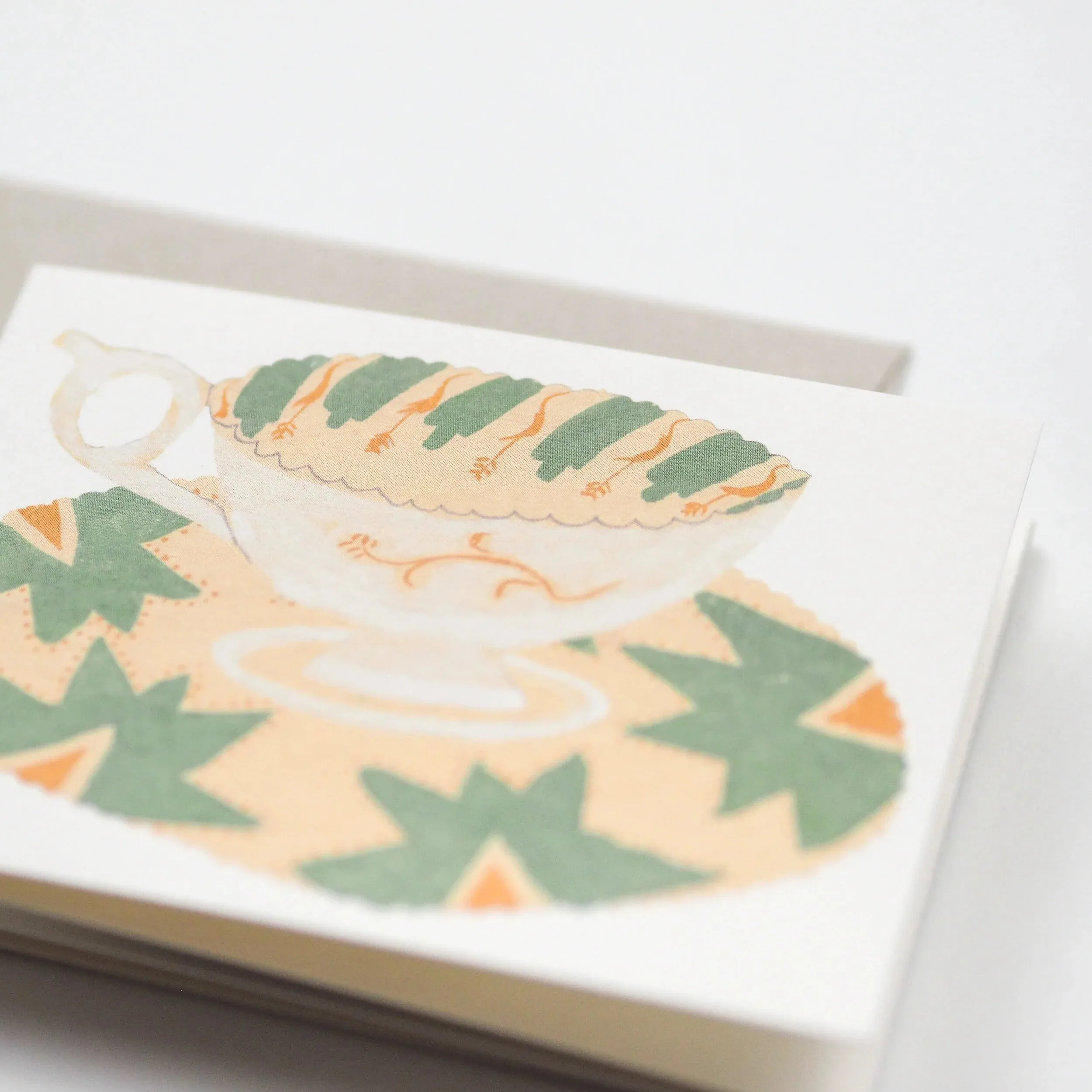 Tea Cups and Saucers Card