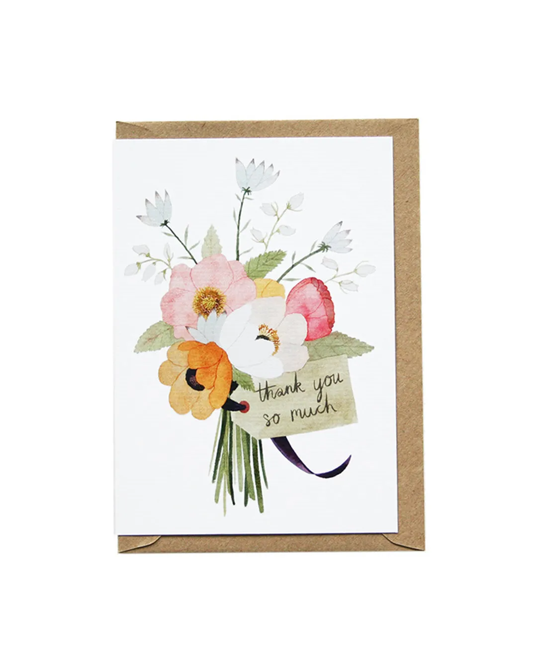 Thank You Flowers Card