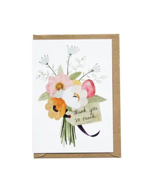 Thank You Flowers Card