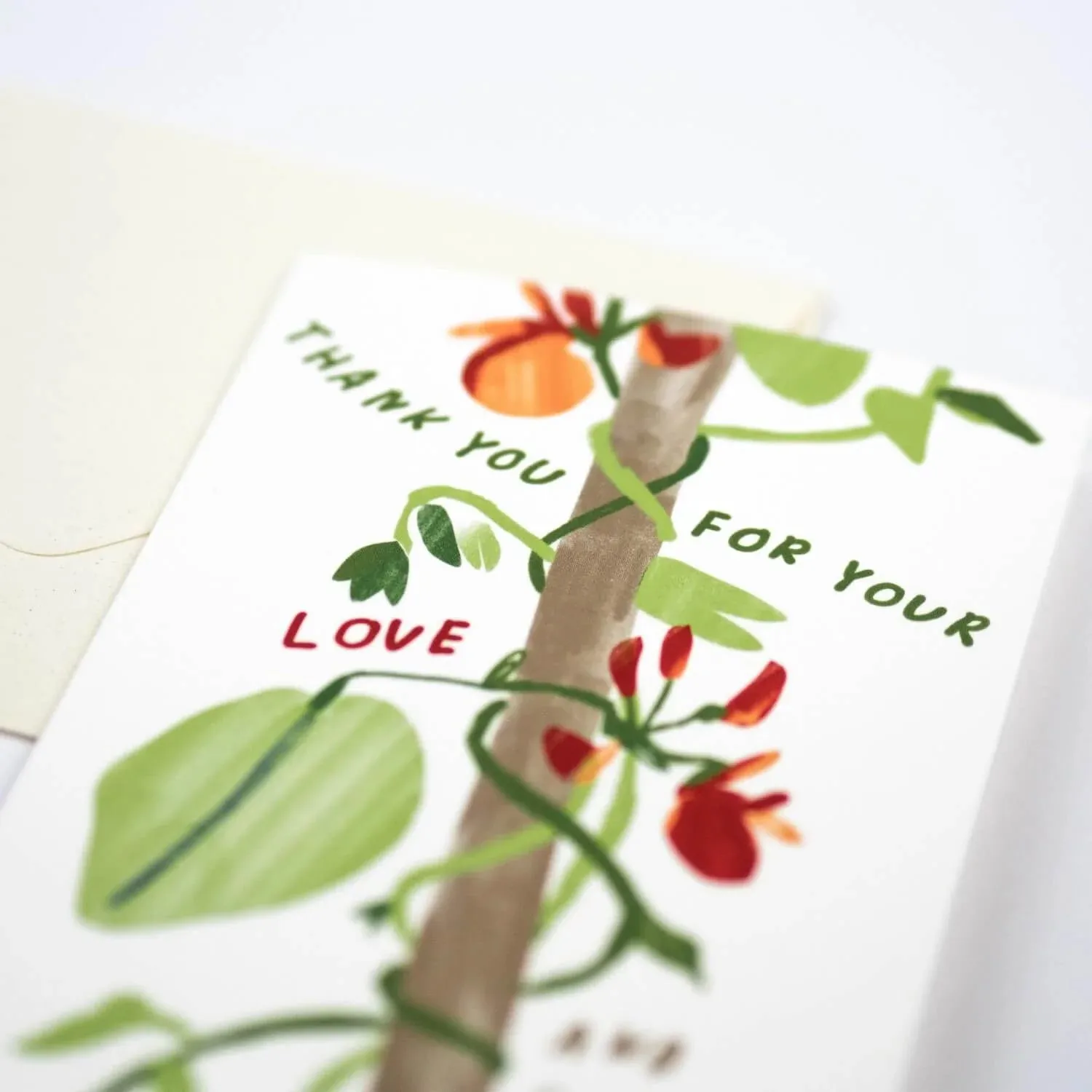 Thank You For Your Love Card
