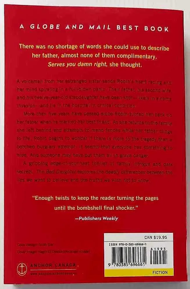 THE BAD DAUGHTER - Joy Fielding