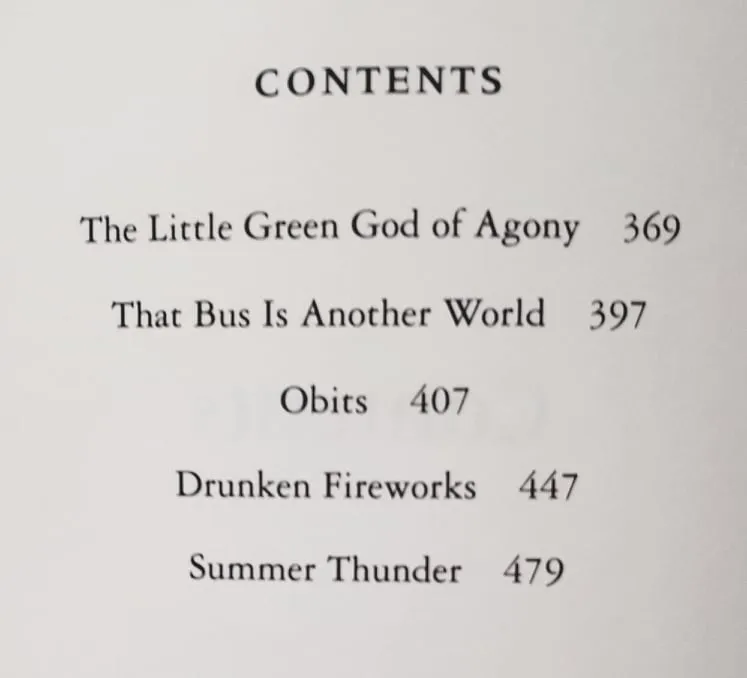THE BAZAAR OF BAD DREAMS - Stephen King