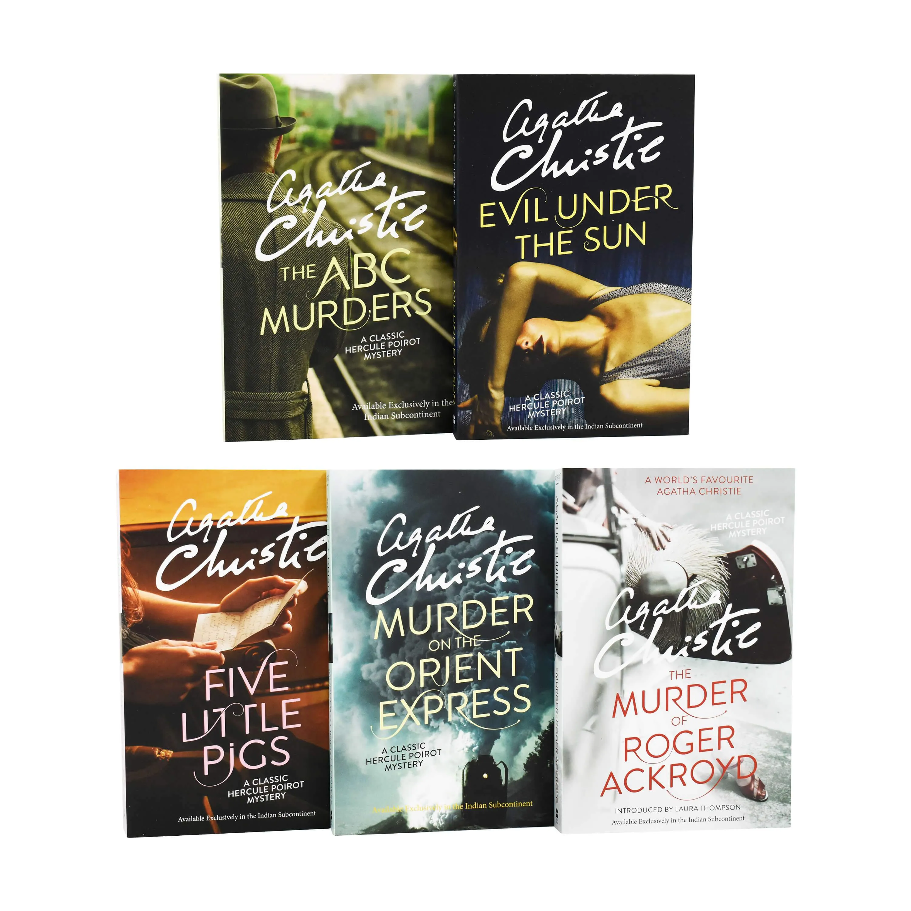 The Best of Poirot by Agatha Christie 5 Books Box Set Collection - Fiction - Paperback