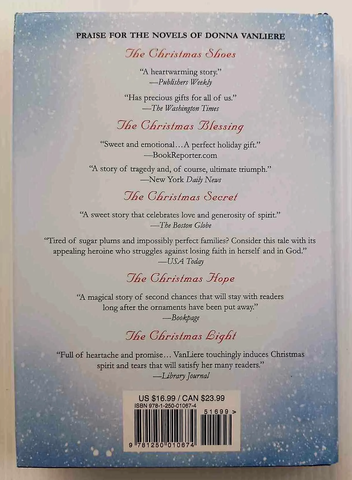 THE CHRISTMAS TOWN - Donna VanLiere