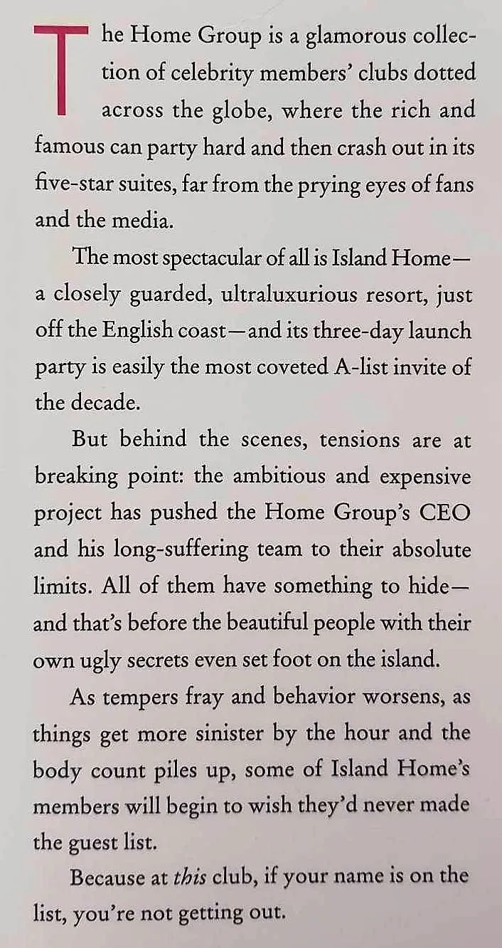 THE CLUB - Ellery Lloyd