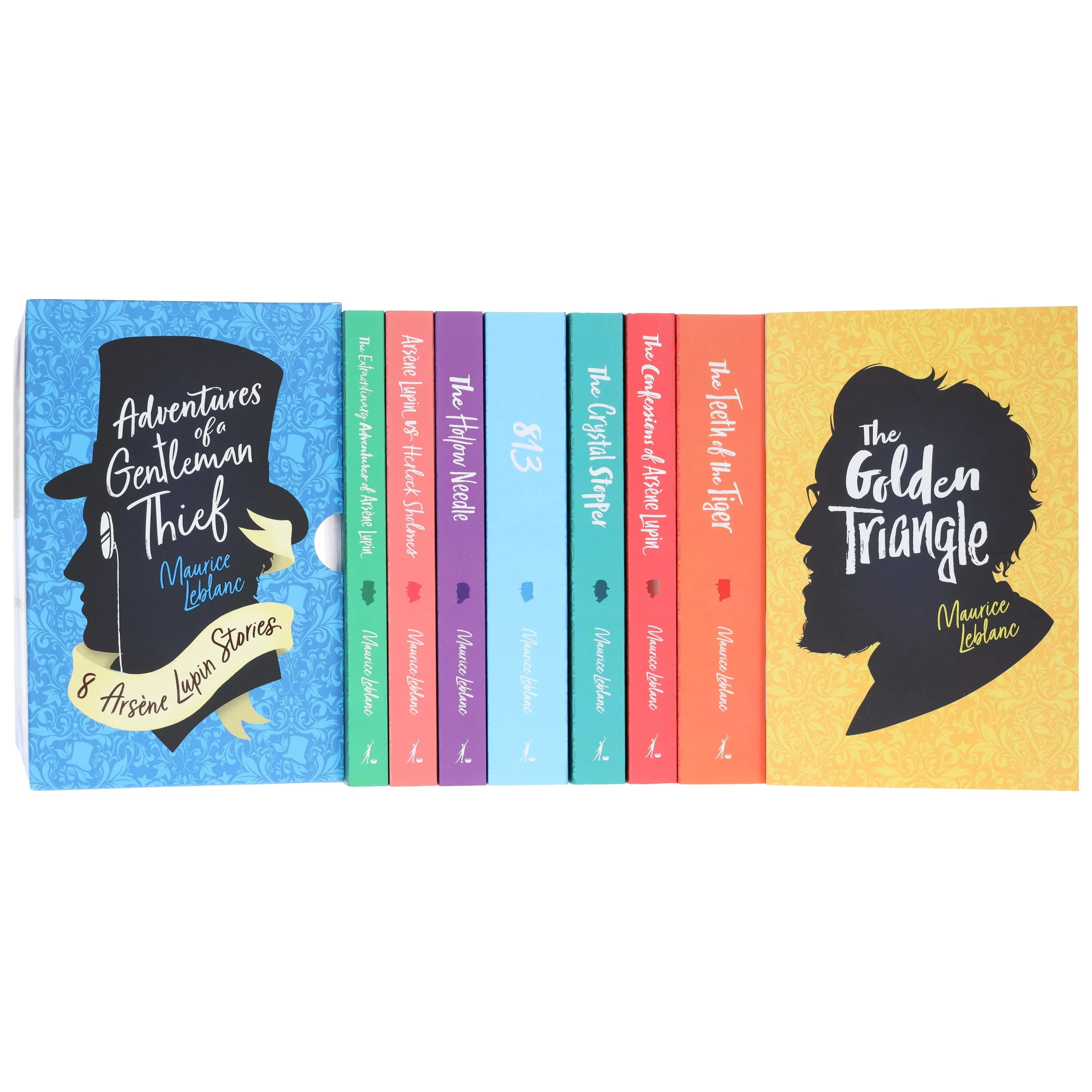 The Complete Collection of Arsene Lupin 8 Books Box Set by Maurice LeBlanc - Age 18 years and up - Paperback
