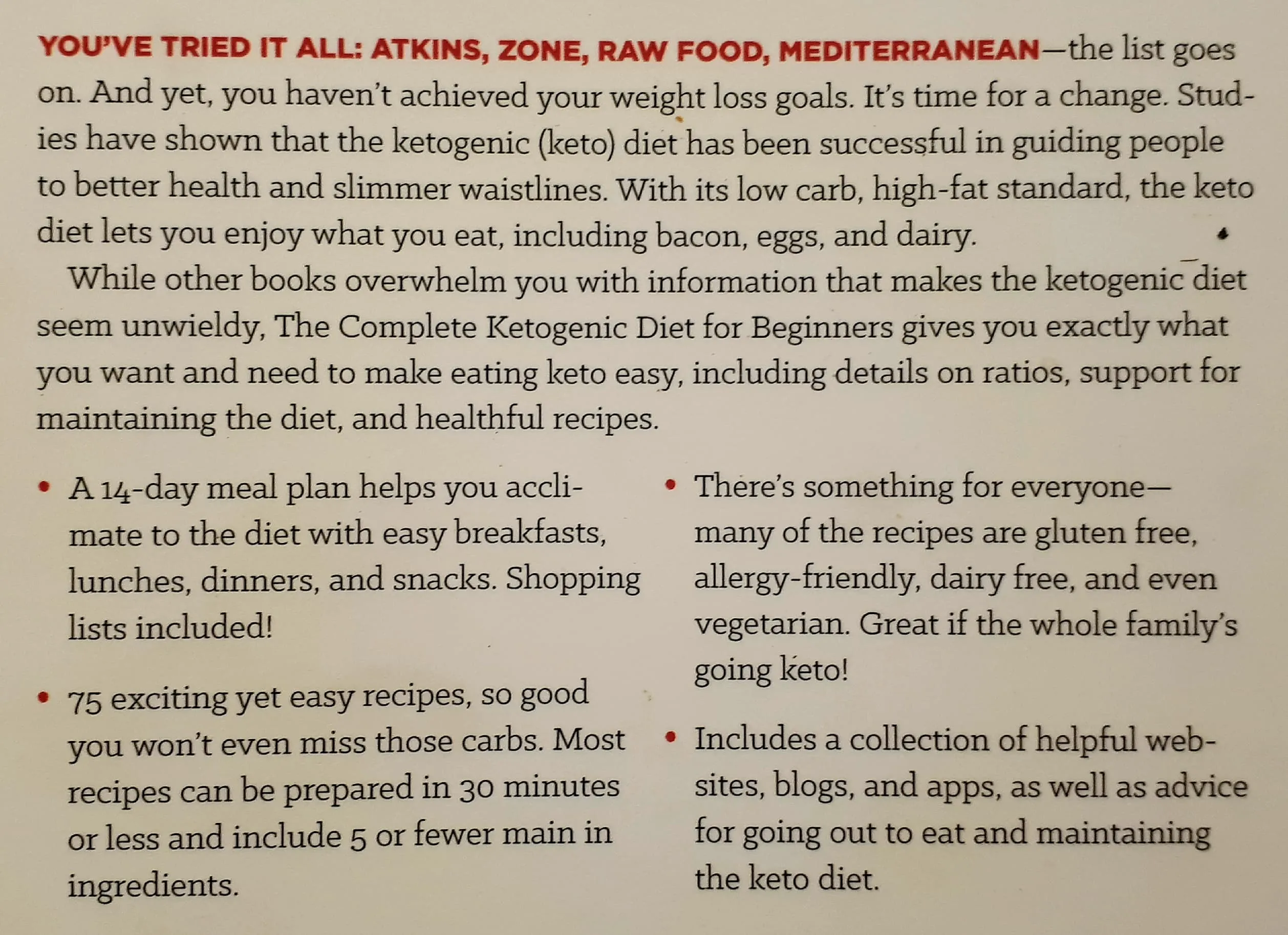 THE COMPLETE KETOGENIC DIET FOR BEGINNERS - Amy Ramos