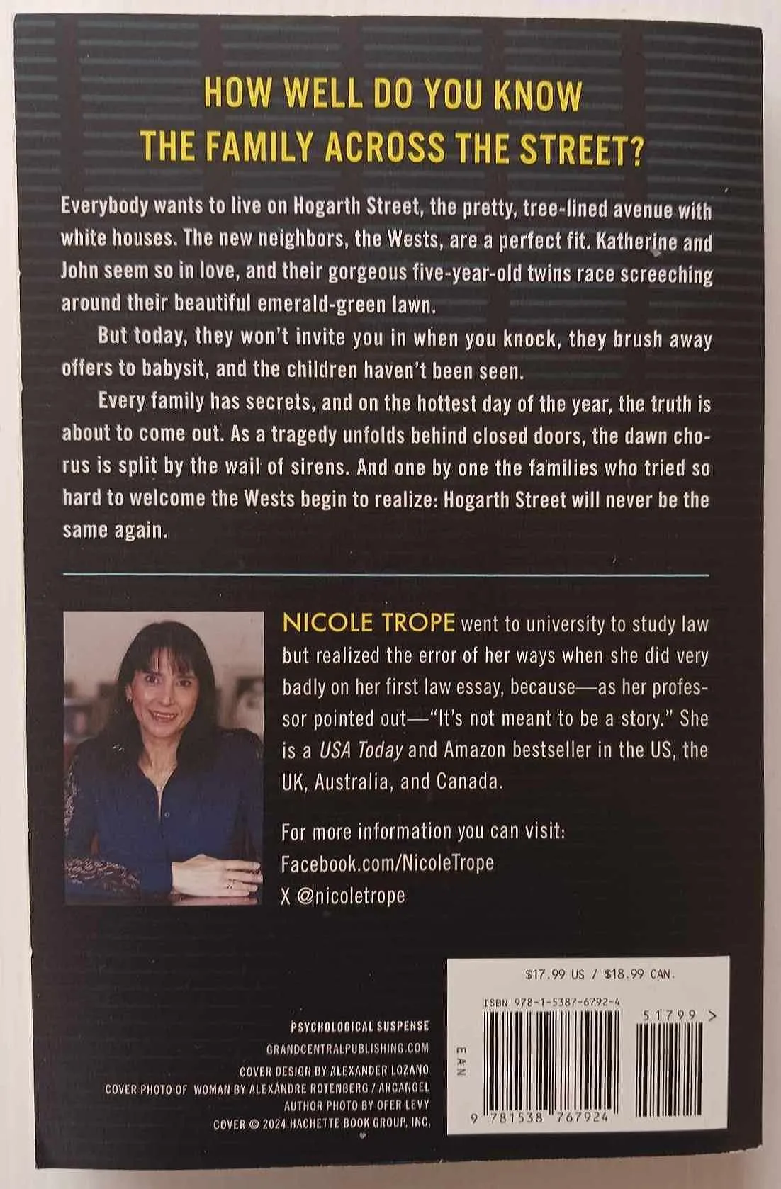 THE FAMILY ACROSS THE STREET - Nicole Trope