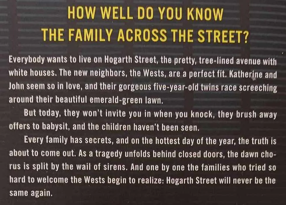 THE FAMILY ACROSS THE STREET - Nicole Trope