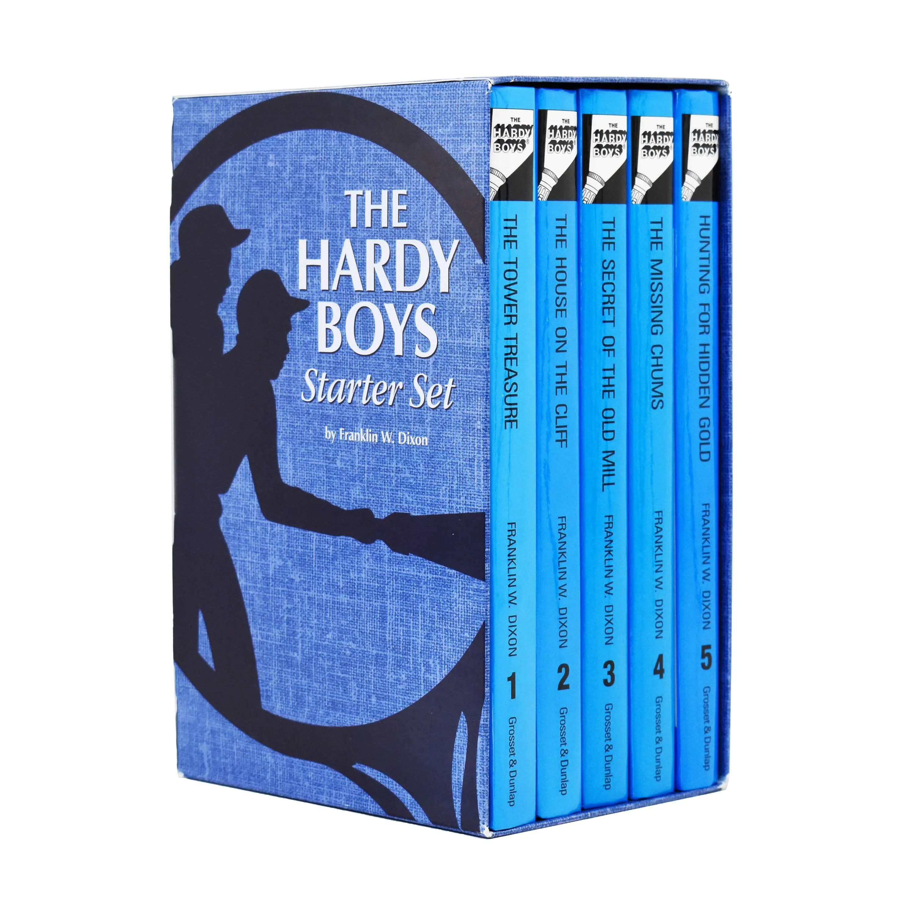 The Hardy Boys Starter Set 5 Books Box Collection By Franklin W. Dixon - Ages 9-14 - Hardback