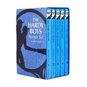 The Hardy Boys Starter Set 5 Books Box Collection By Franklin W. Dixon - Ages 9-14 - Hardback
