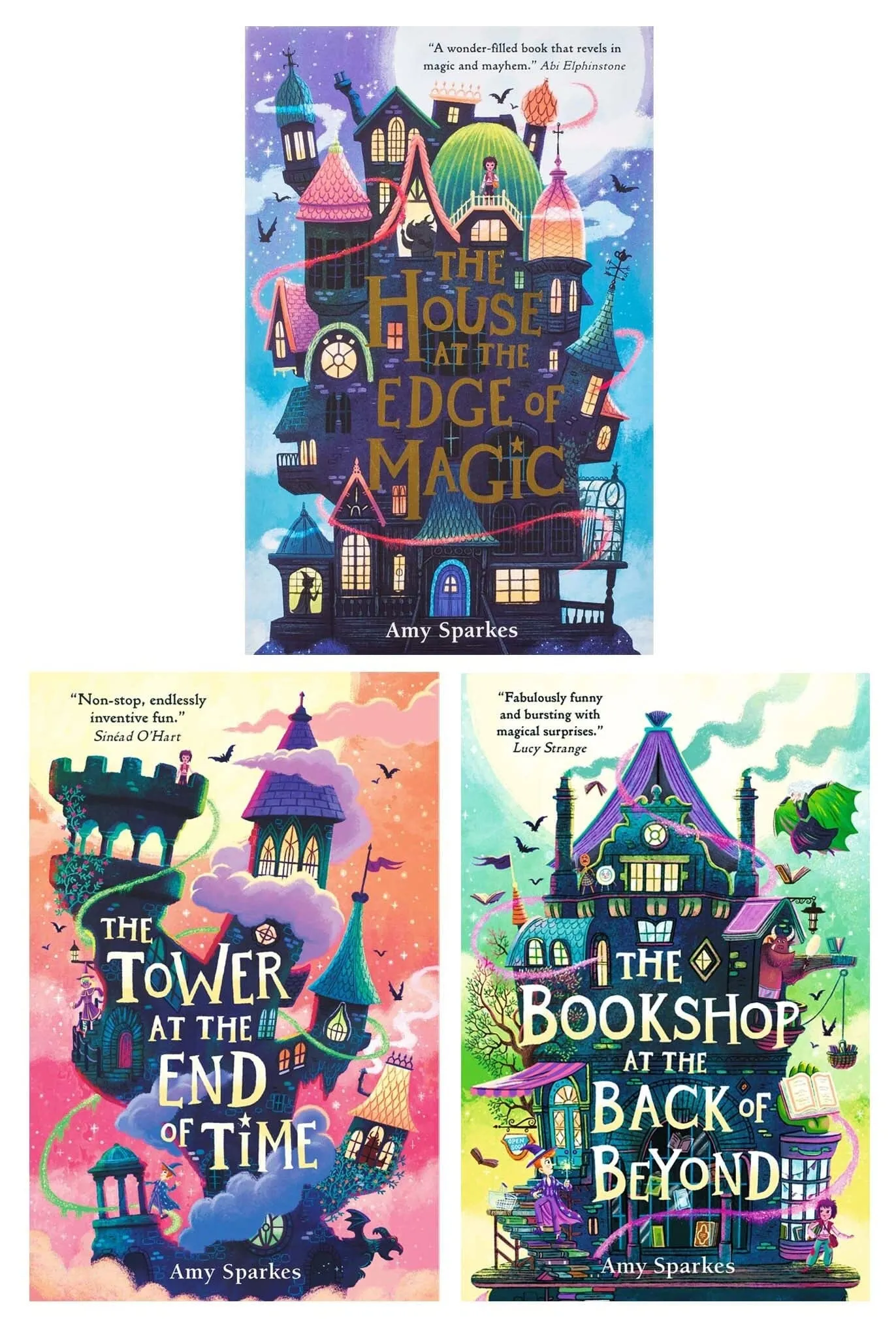 The House at the Edge of Magic Series by Amy Sparkes 3 Books Collection Set - Ages 8-11 - Paperback