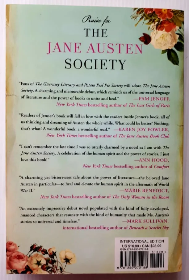 THE JANE AUSTEN SOCIETY - Natalie Jenner