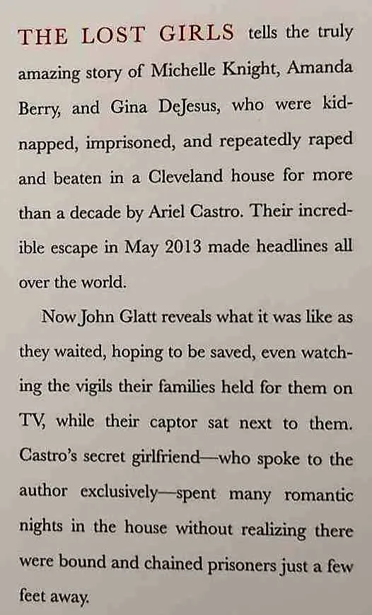 THE LOST GIRLS - John Glatt