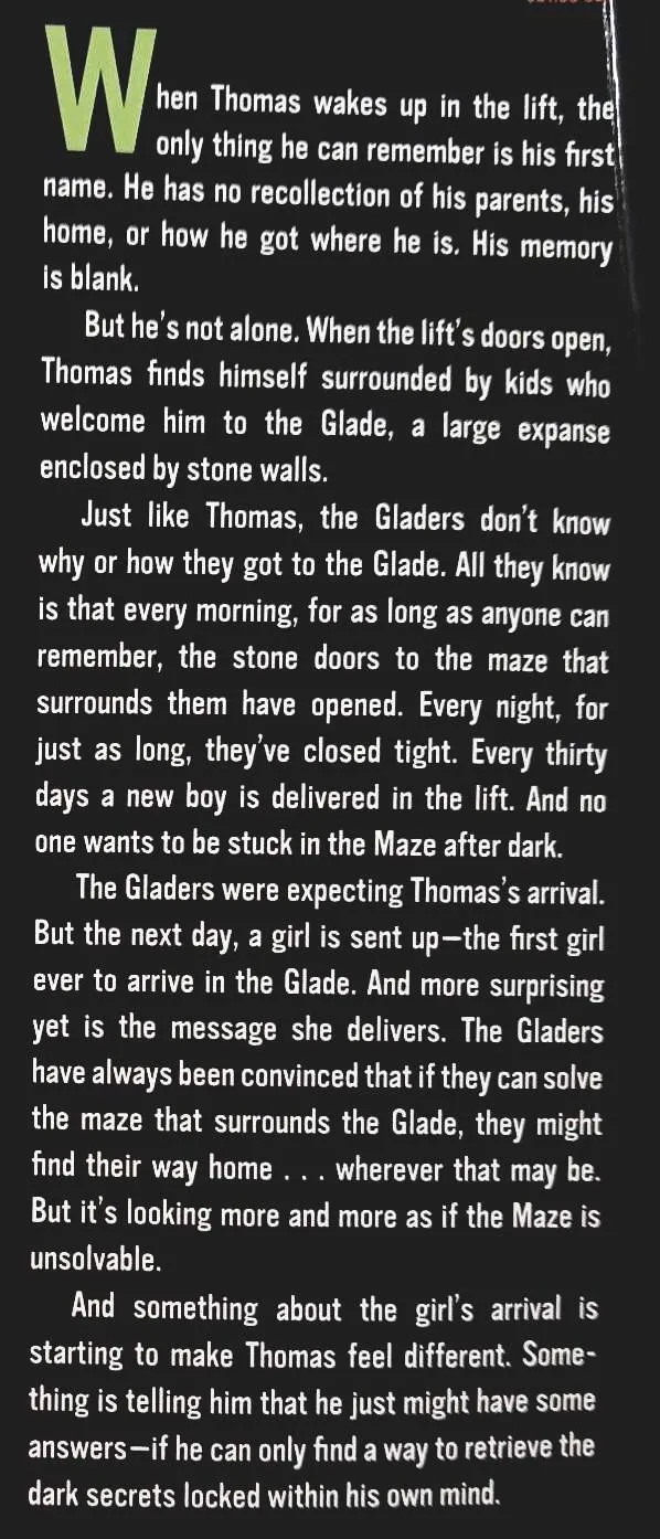 THE MAZE RUNNER - James Dashner