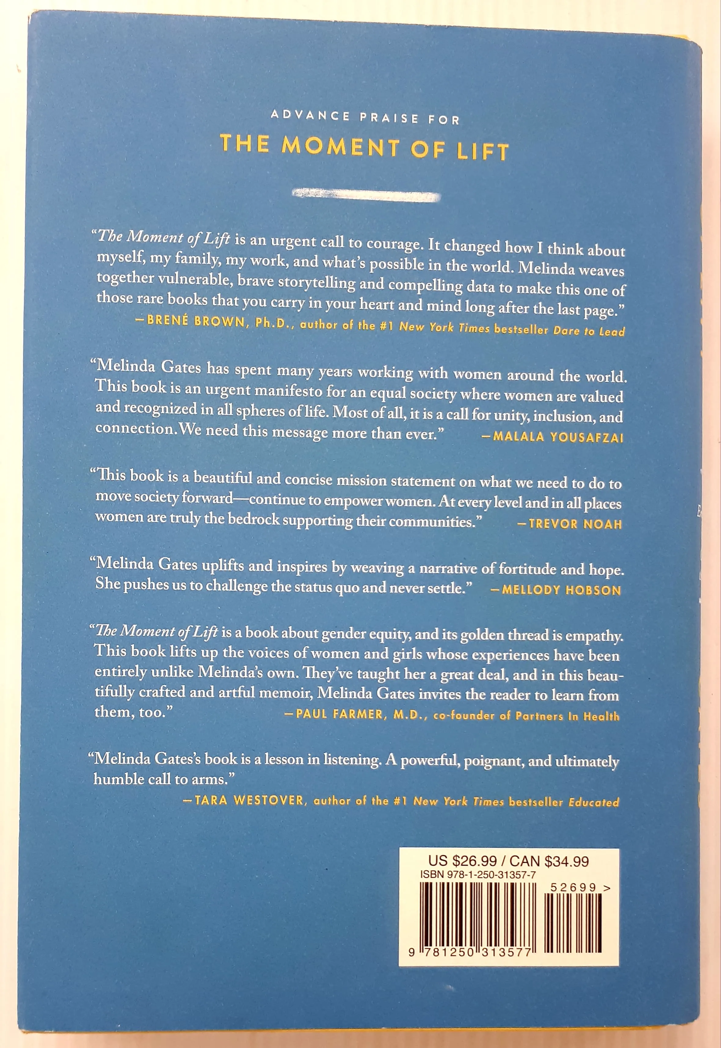 THE MOMENT OF LIFT - Melinda Gates