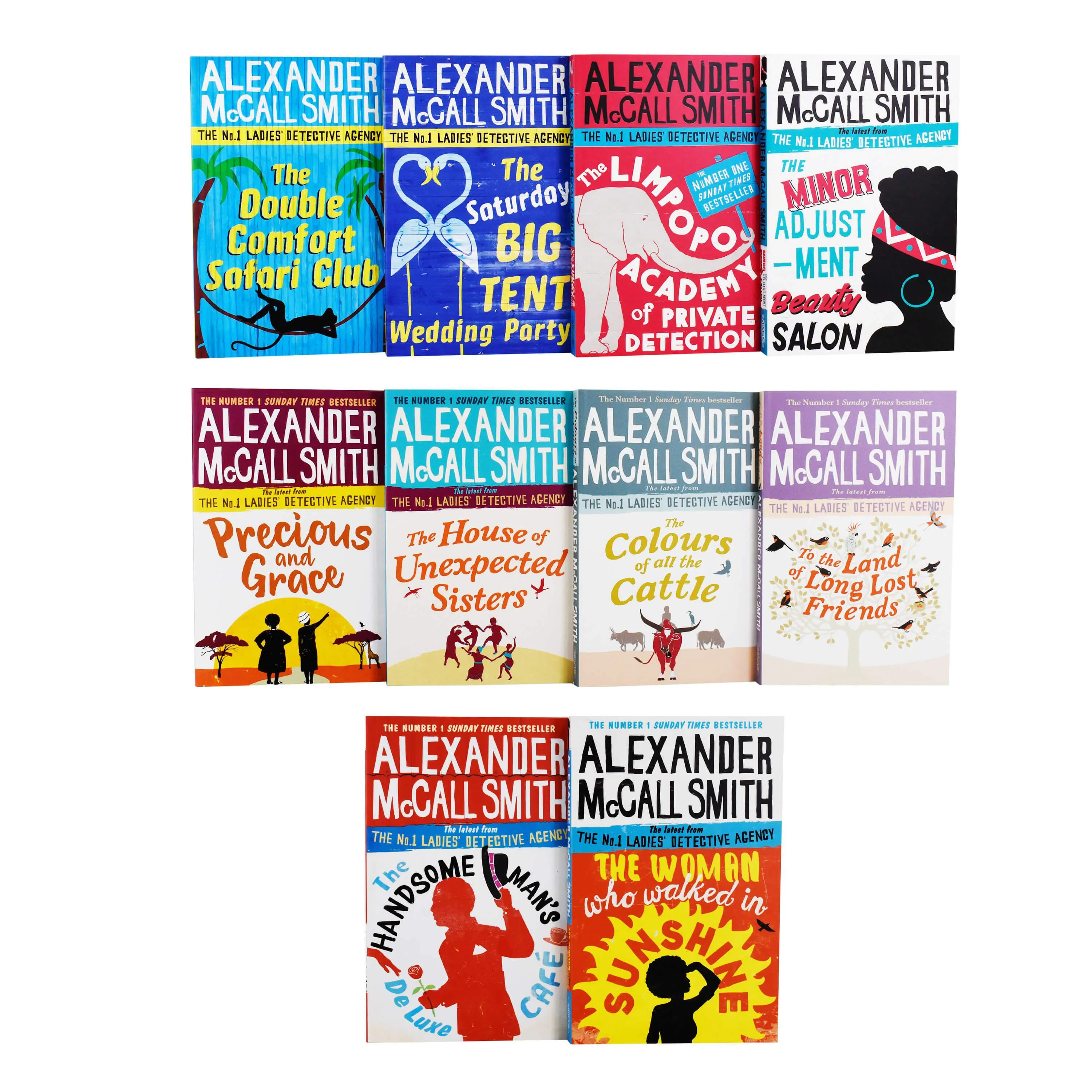 The No. 1 Ladies' Detective Agency by Alexander McCall Smith: Books 11-20 Box Set - Fiction - Paperback