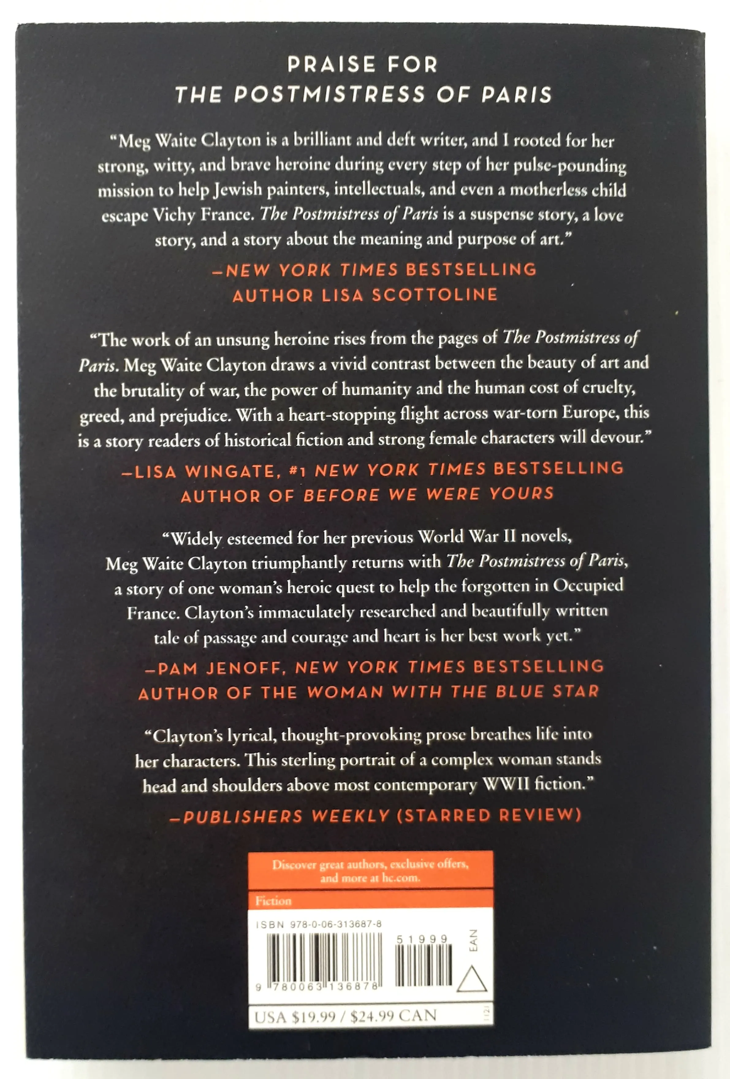 THE POSTMISTRESS OF PARIS - Meg Waite Clayton