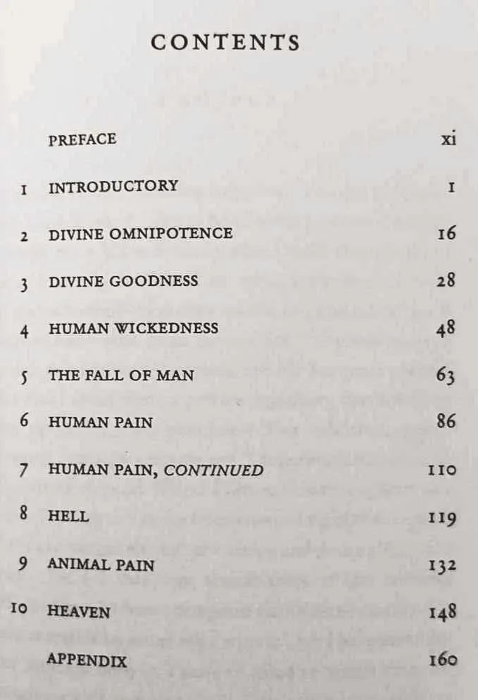 THE PROBLEM OF PAIN - C.S. Lewis