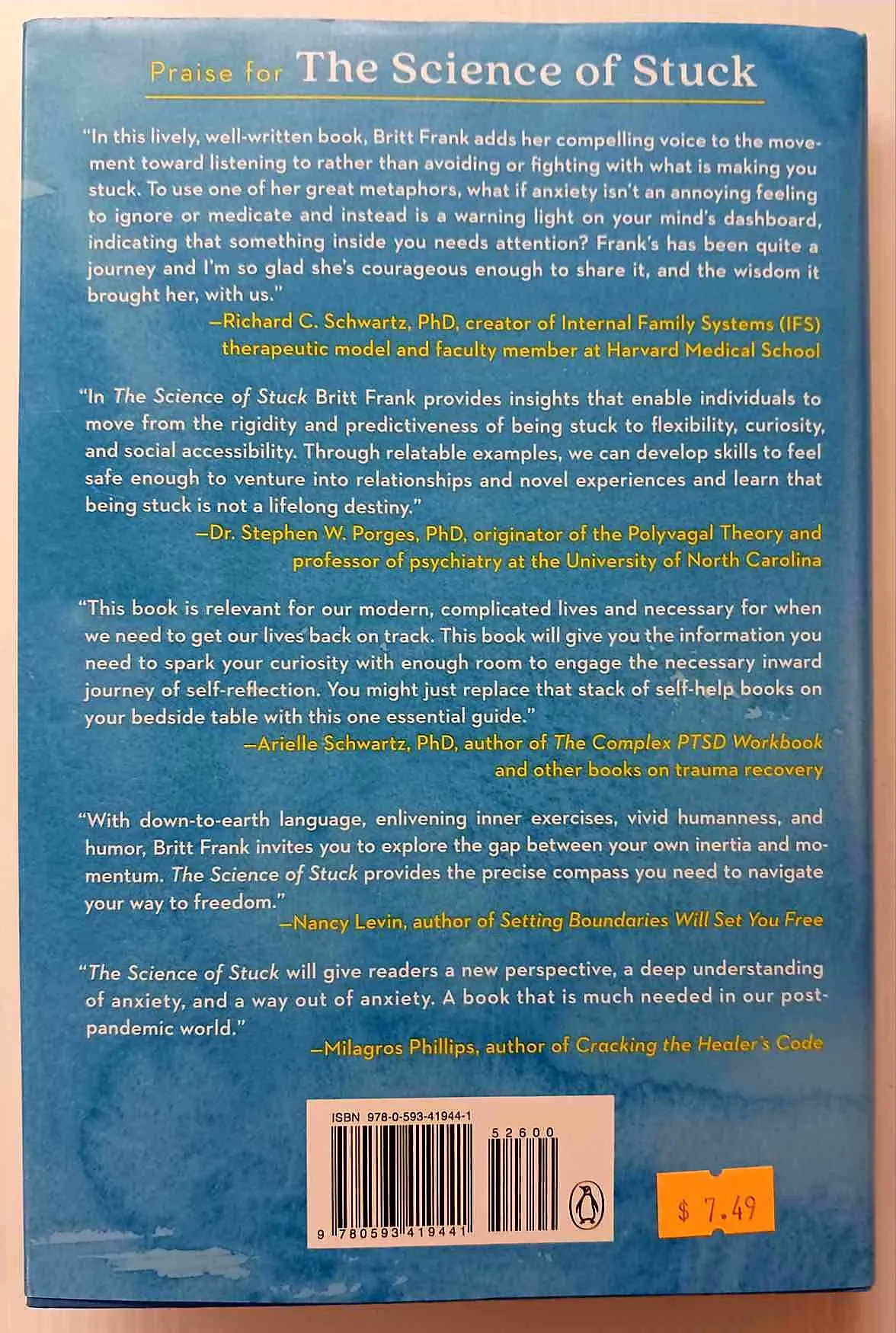 THE SCIENCE OF STUCK - Britt Frank, Sasha Heinz
