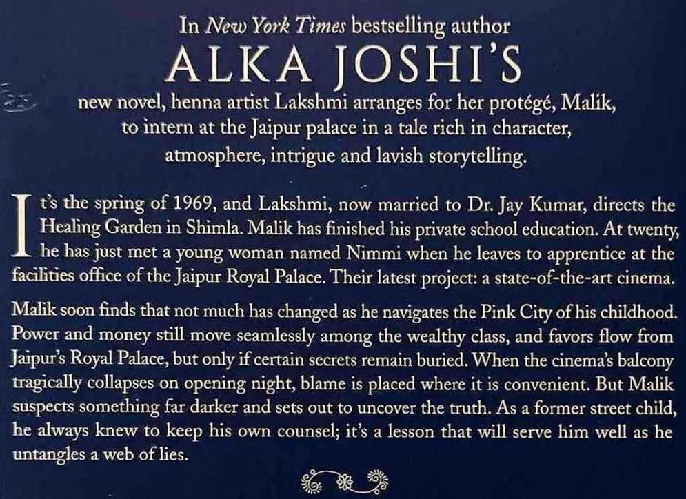 THE SECRET KEEPER OF JAIPUR - Alka Joshi