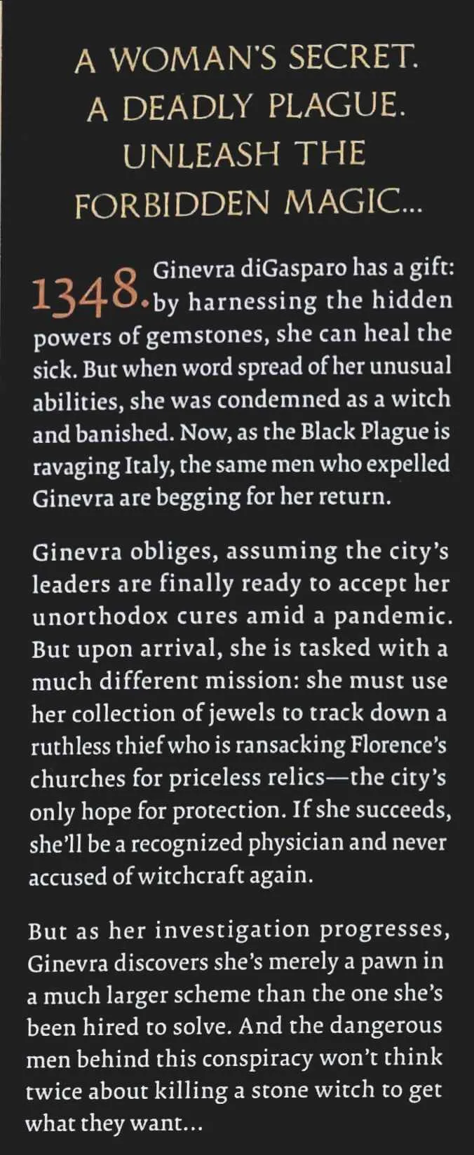 THE STONE WITCH OF FLORENCE - Anna Rasche