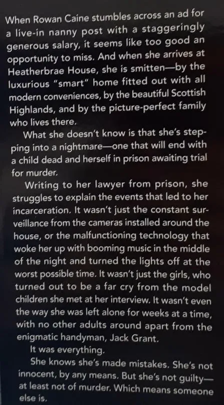 THE TURN OF THE KEY - Ruth Ware